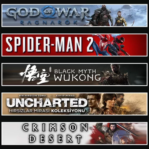 Ragnarök +Spider 2+Wukong +UNC. +Crimson